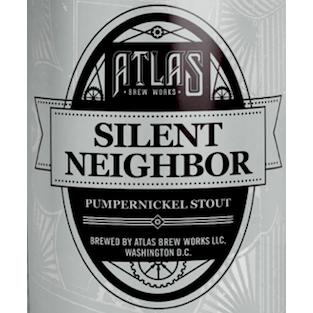 Atlas Brew Works Silent Neighbor Stout