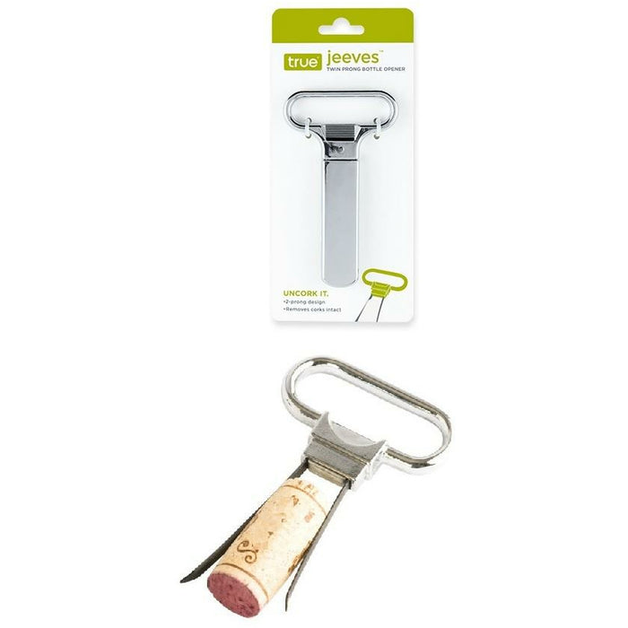 Jeeves Twin Prong Bottle Opener Cork Remover