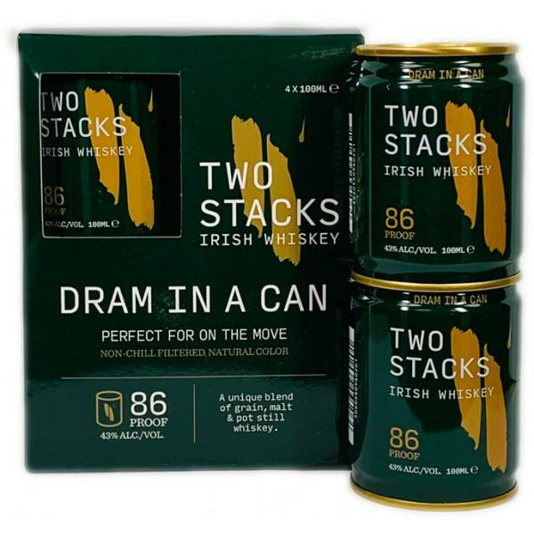 Two Stacks Dram In A Can Irish Whiskey