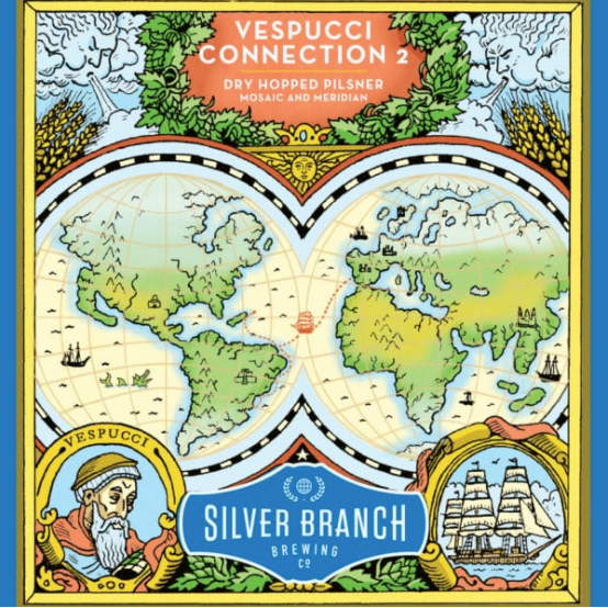 Silver Branch Brewing Vespucci Connection Pilsner